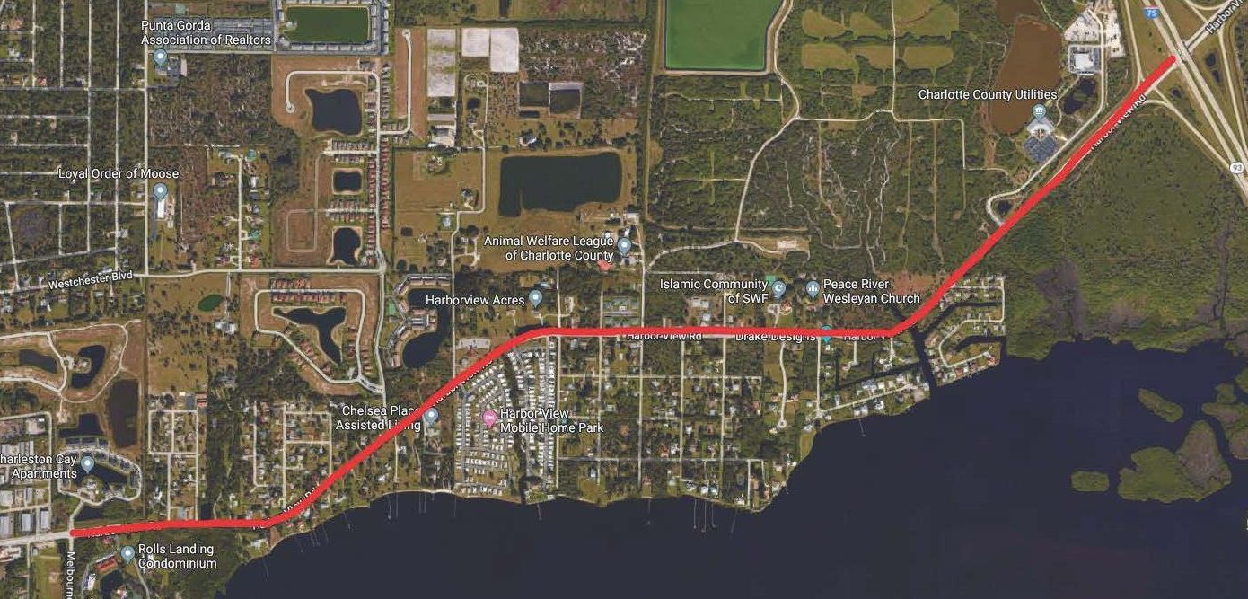 Harborview Road widening project